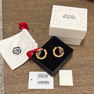 Alexander McQueen Light Gold Earrings